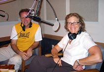 Susan Andrews with Eddie Muller